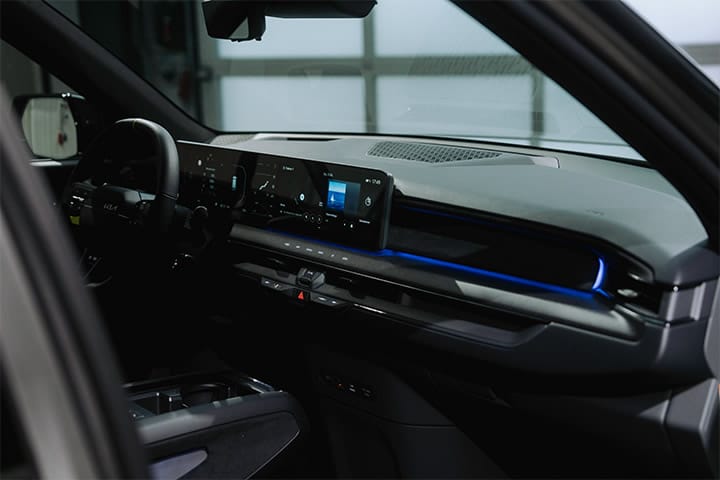 Kia EV9 GT, Innenansicht, Frontdisplay