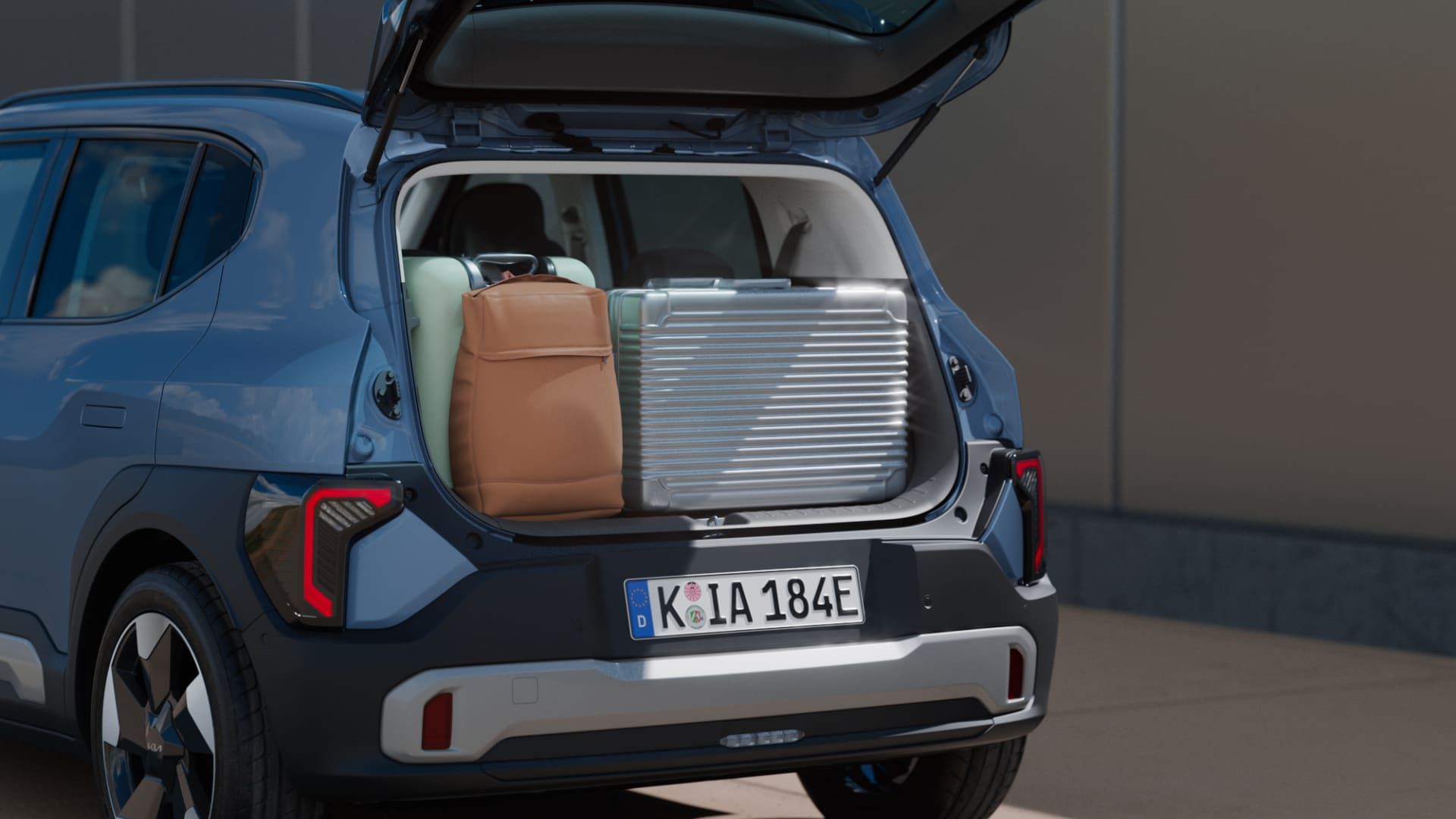 Generously sized trunk.